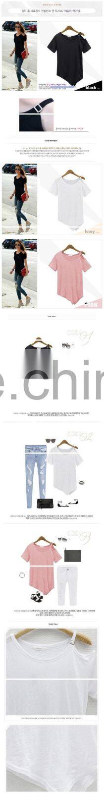 New Solid camisetas Summer Cotton t-shirts Fashion Tops 2016 Punk Rock tee shirt femme Off the Shoulder Strap T Shirt Women