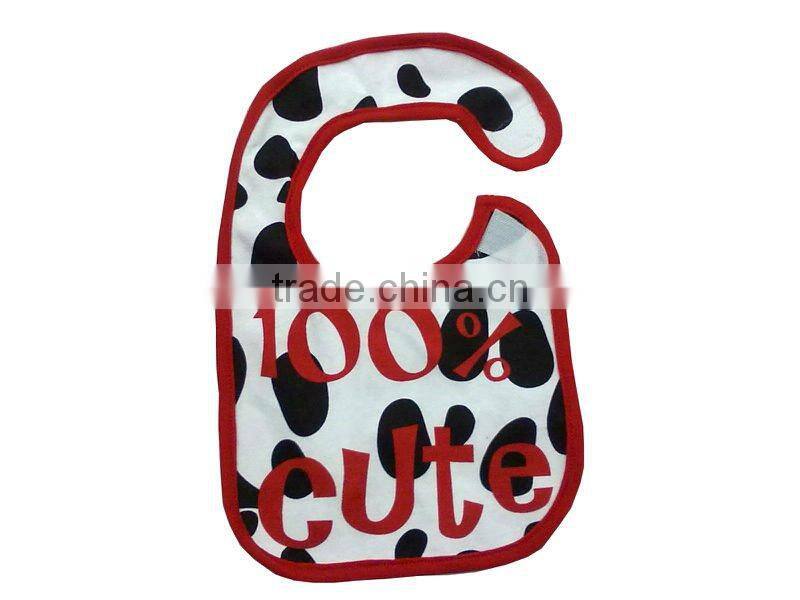 Cute cotton baby bib