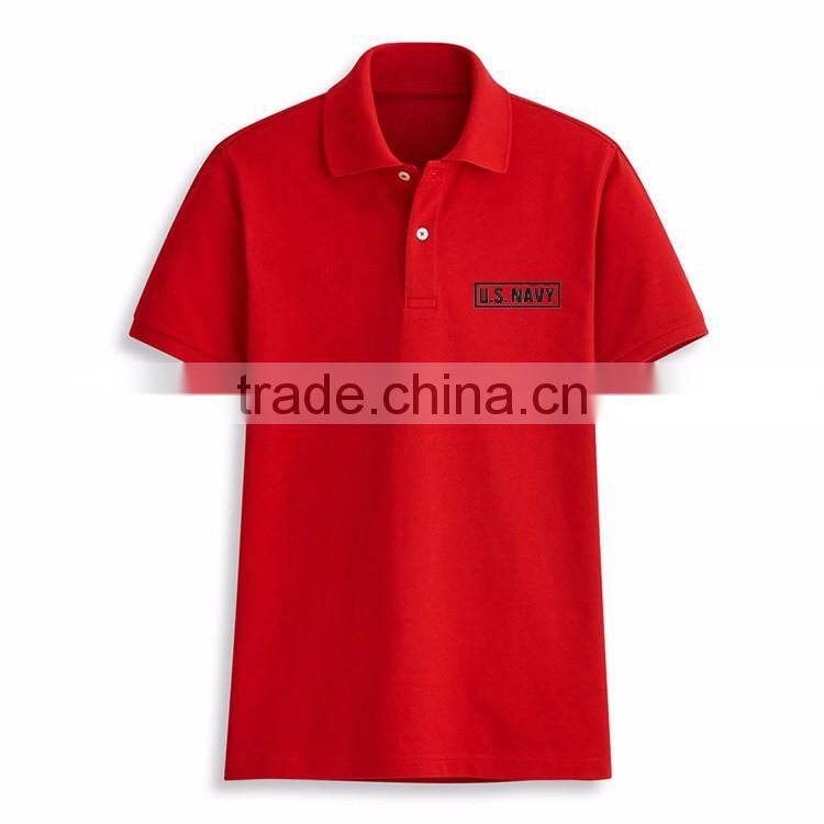 Bulk US Navy Fashion Embroidery Man New Design Wholesale Military T Shirt