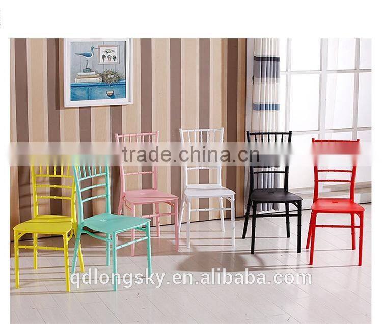 LS-4178 hot new wholesale plastic restaurant banquet chair PP chiavari chairs for event