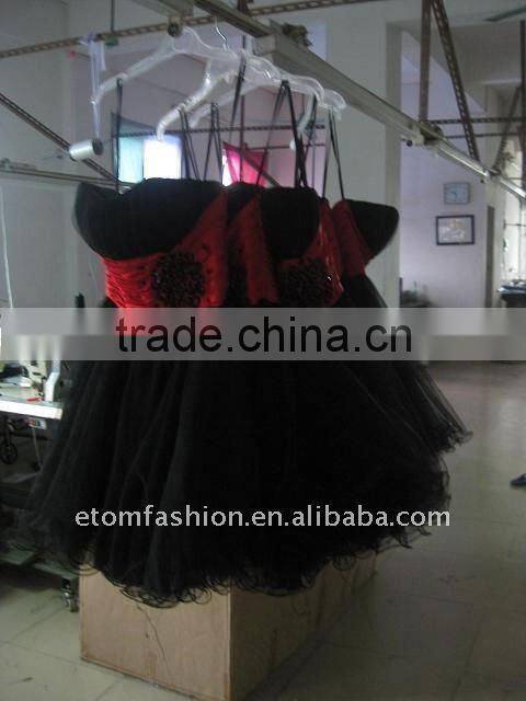 ET733 A-Line Sexy Strapless Short Party Dress