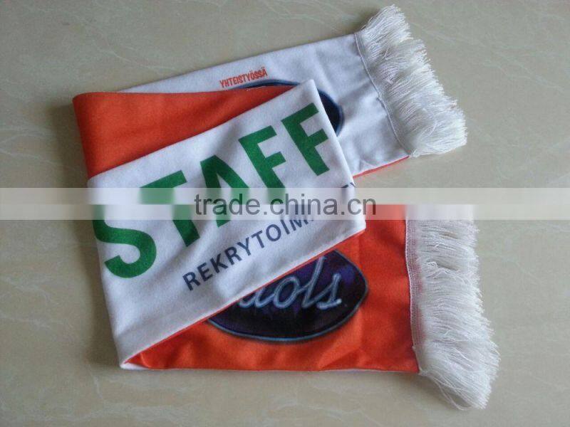 customized fleece scarf