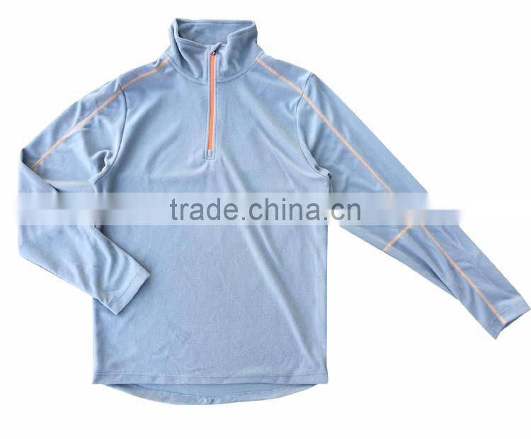 Custom mens outdoor coat blank light cheap sweat fleece jacket