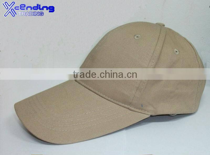 Plain cotton baseball caps 6 panel in ready stock