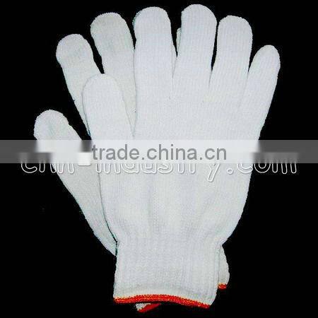 PVC dotted cotton safety knitted work Glove