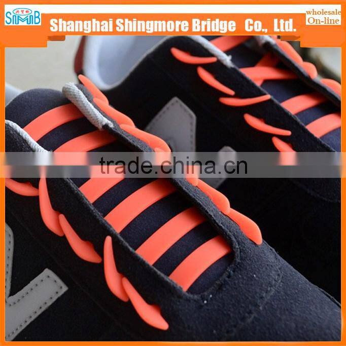 2017 alibaba china supplier hot sales good quality silicone lazy shoelaces