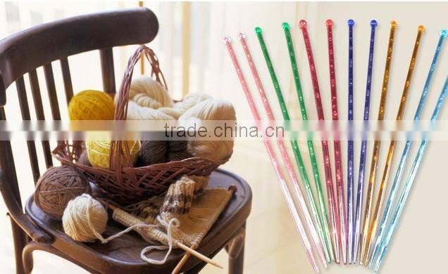 plastic knitting needle