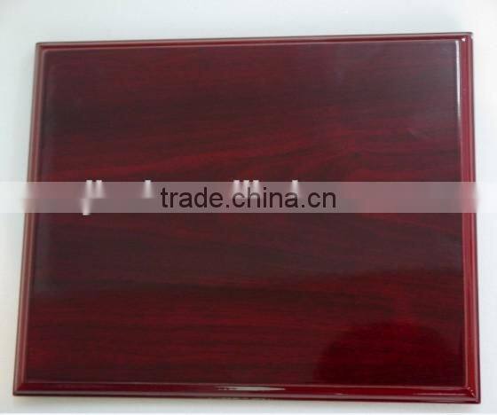 wholesale custom high glossy finish wooden plaques /trophy /award