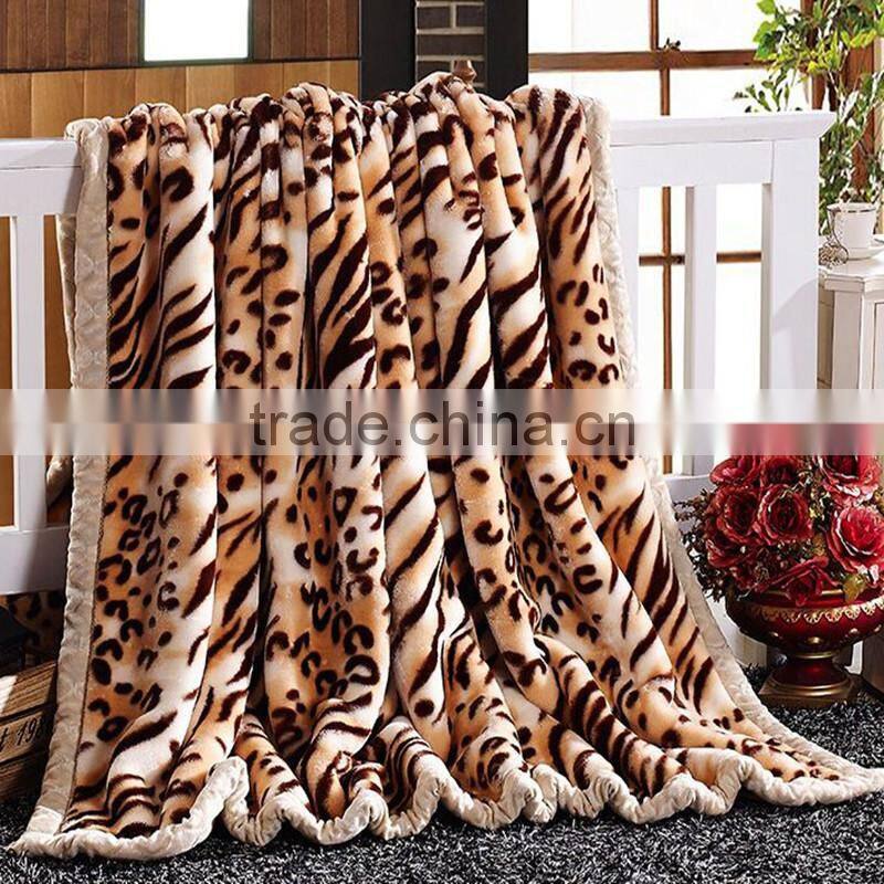 high quality super softly raschel blanket zhejiang china