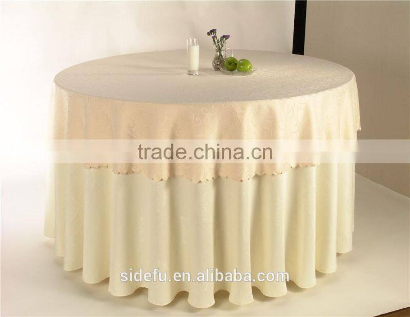 Customized Hotel Round Cheap Dining Table Cloth