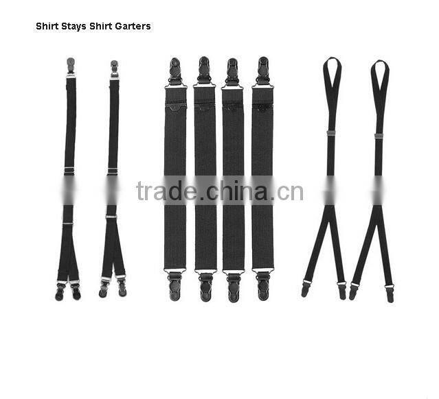 2017 Y Shirt Stay Shirt Garter Gingham/Polka Dot/Stripe