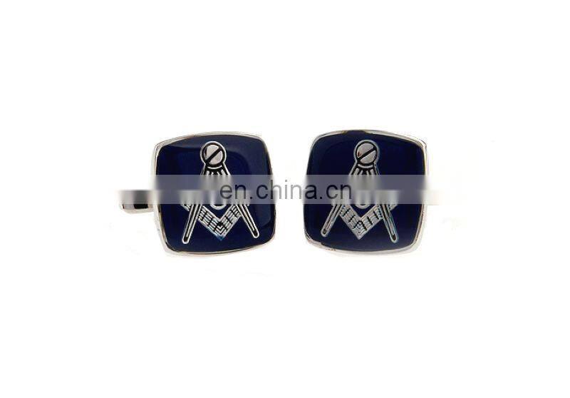 Customer's design printed resin cufflinks gold plated enamel jewelry high quality cufflinks free shipping