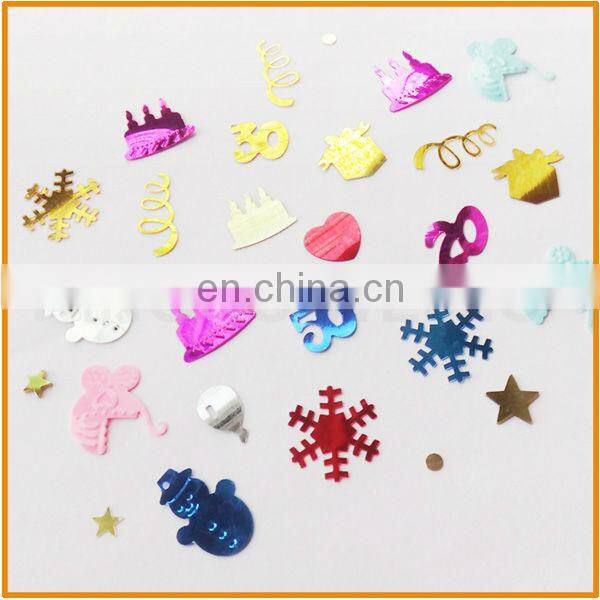 Party Home Wall Decorative Glitter Multishape Confetti