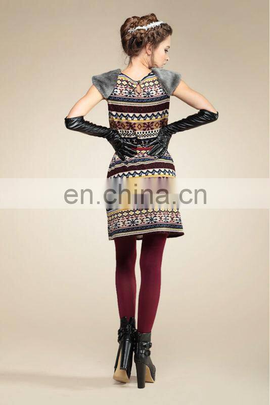 2012 College style new fashion design ethnic dress