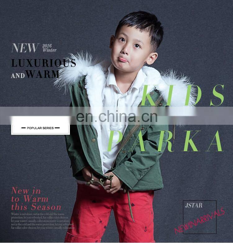 Winter childrens baby alpaca fur coats with big fur hood coat