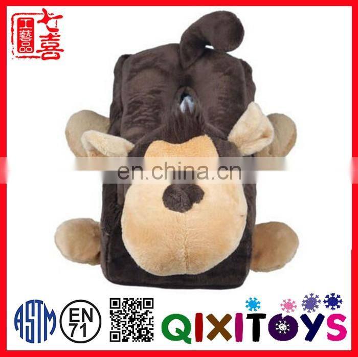 tissue box cover/plush cute animal shaped tissue box covers/lovely plush cute sheep tissue box