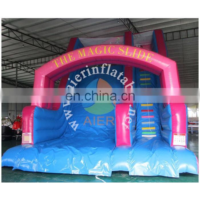 2017 Aier commercial magic mickey inflatable slide for adults and children