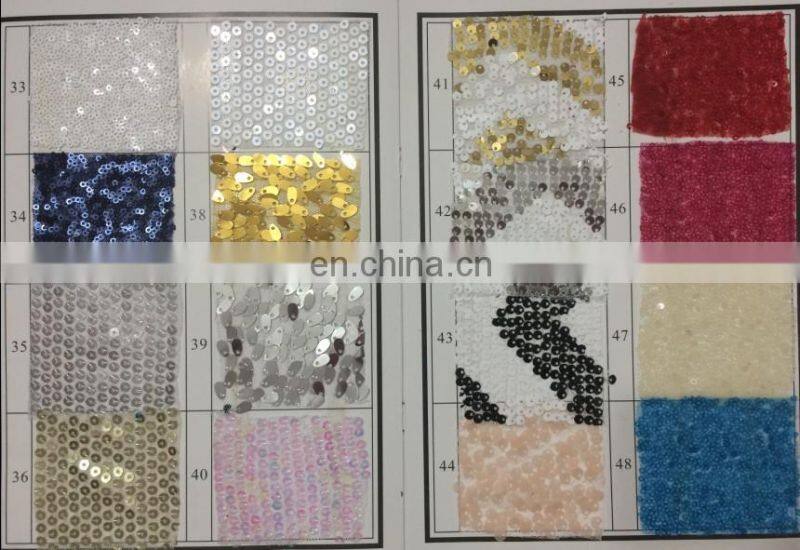 CTS001B sequin and burlap christmas embroidery tree skirt