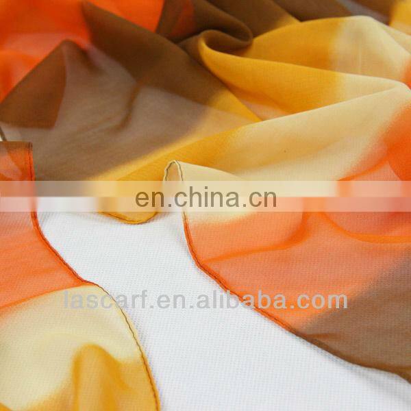 New style rainbow colorful loop scarf