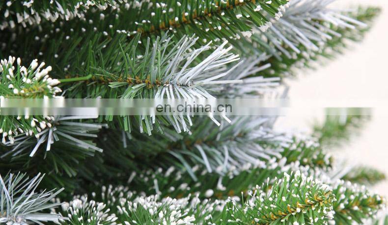 Snowy artificial christmas trees giant 2.1 meter PVC christmas tree decorations Shopping Mall School Home Outside