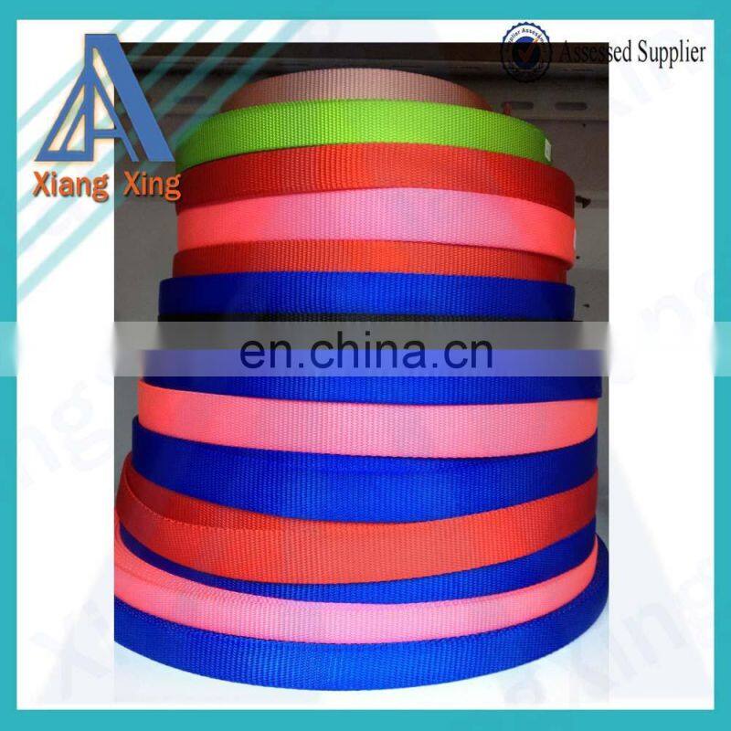 2016 China factory custom cheaper polyester webbing for safety belt wholesale