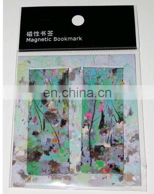 Heart shaped magnetic bookmark