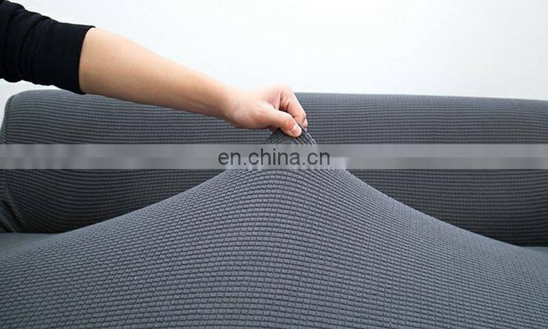 Amazon hot sell designs full cover elastic sofa stretch spandex protective sofa covers
