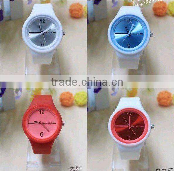 Custom Hot sale logo silicone watch for silicone o clock watch