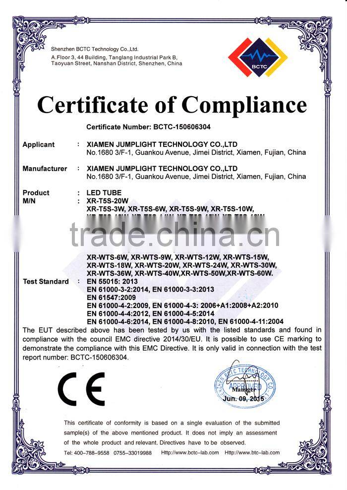 Latest price good quality 25w led t5 tube t5 led light t5 led with ce rohs approved