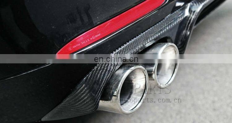 S-CLASS W222 S63 S65 B style carbon fiber rear diffuser with exhaust tips