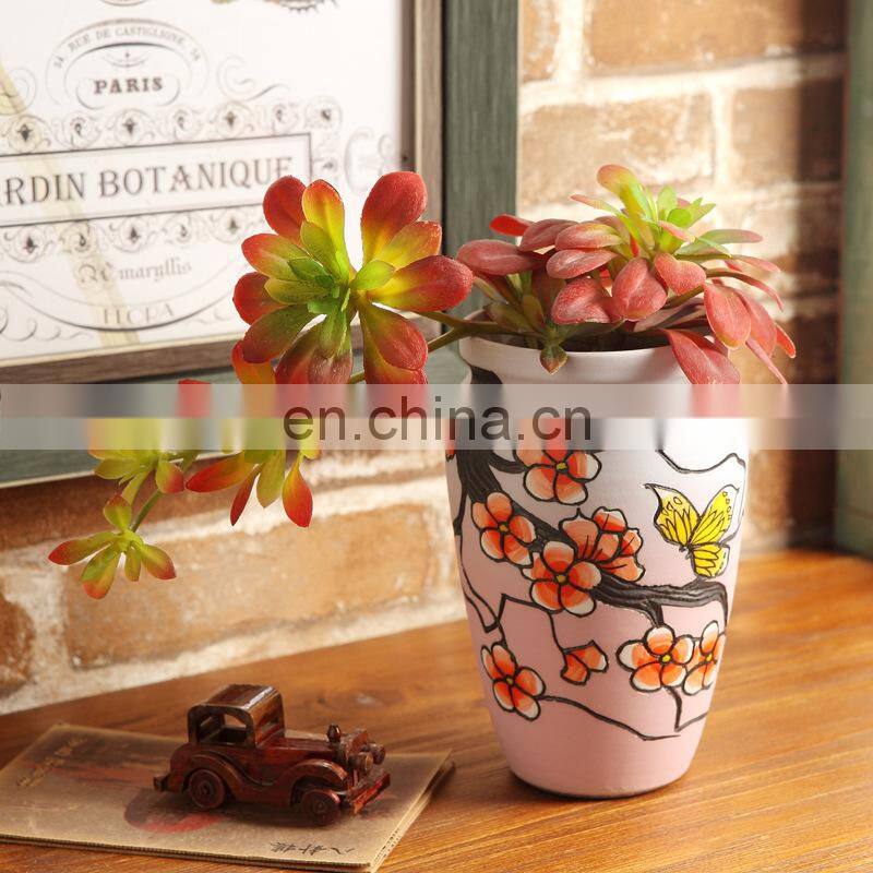 Jingdezhen mini hand painted decorative ceramic flower pots for sale
