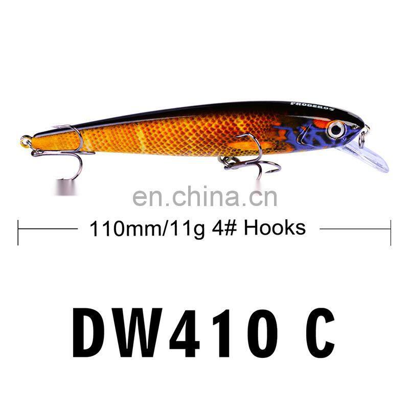 New floating lureABSPlastic artificial bait11cm/11gsea fishing lure hard bait lure segment minnow trout lure