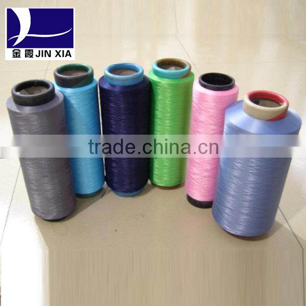100% polyester dope dyed DTY filament yarn