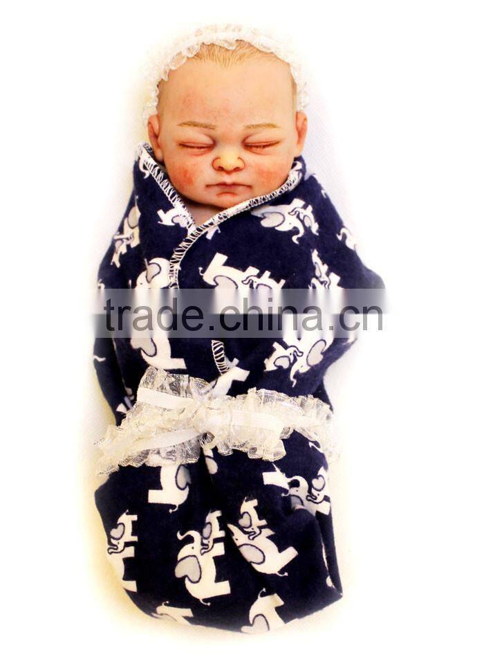 full body soft vinyl silicone sleep bebe reborn baby doll kits BB-2 for sale