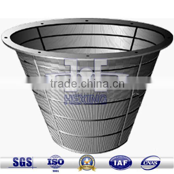 cylinder shape stainless steel wedge wire screen mesh
