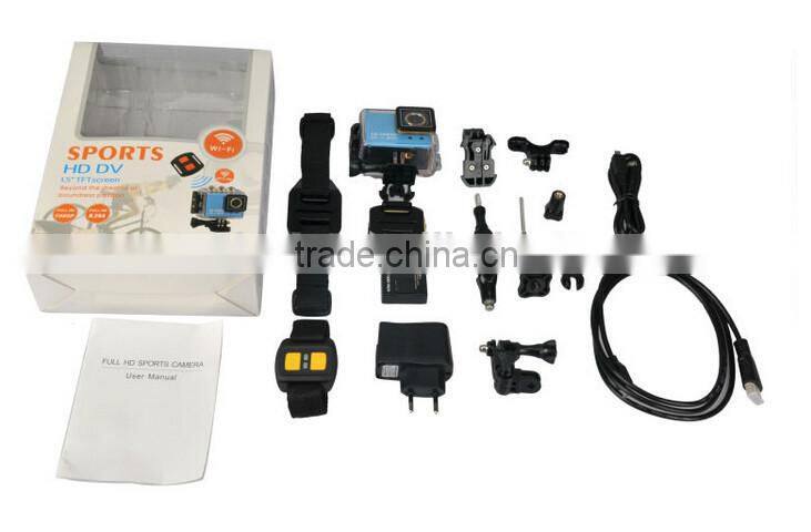 AT200 wifi sport camera Waterproof with Wrist Remote Contraller