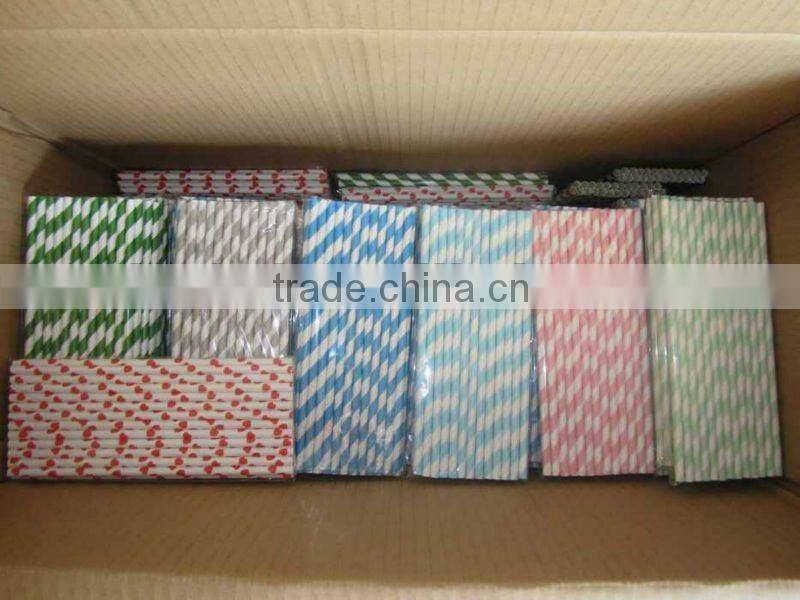 Fancy paper drinking straw