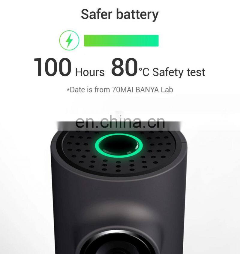 Original 70mai intelligent dashcam 1S navigation HD night vision car parking monitoring 24 hours free of wireless installatio