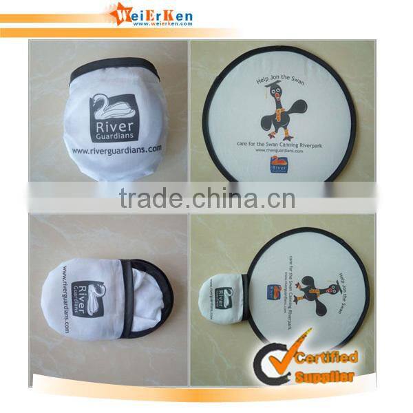 Custom Print Polyester Foldable Frisbee