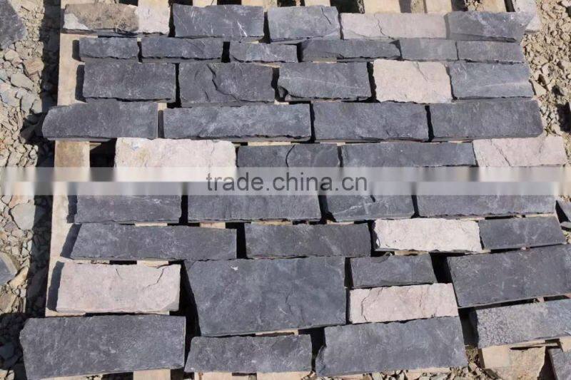 Peacock Slate Multicolor Cultural Stone Wall Siding,Cultural Stone Wall Facade,Cultured Stacked Stone Veneer,Cultured Stone Wall