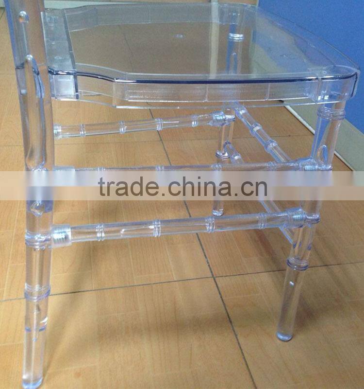 transparant used chiavari chair for wedding party