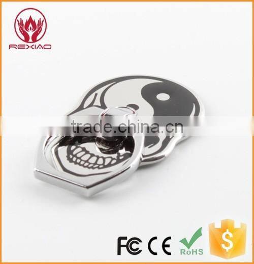 Metal Stainless Steel Skull Ring Holder Stand for iPhone 7, 6, 6s, 6s Plus, Samsung Note 5, Note 4, S5
