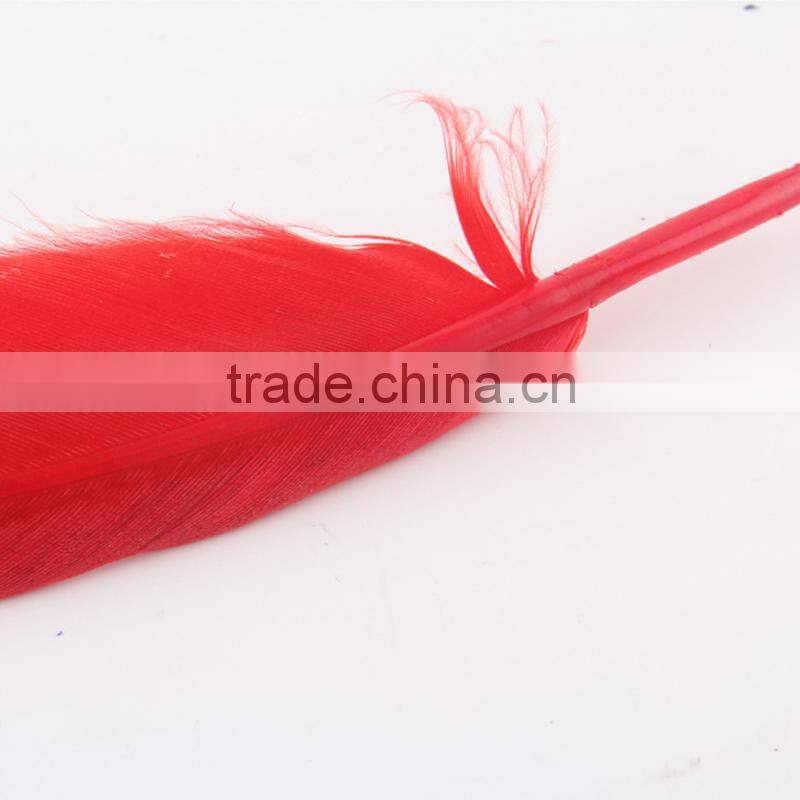 wholesale cheap dyed feather goose feathers for arrow