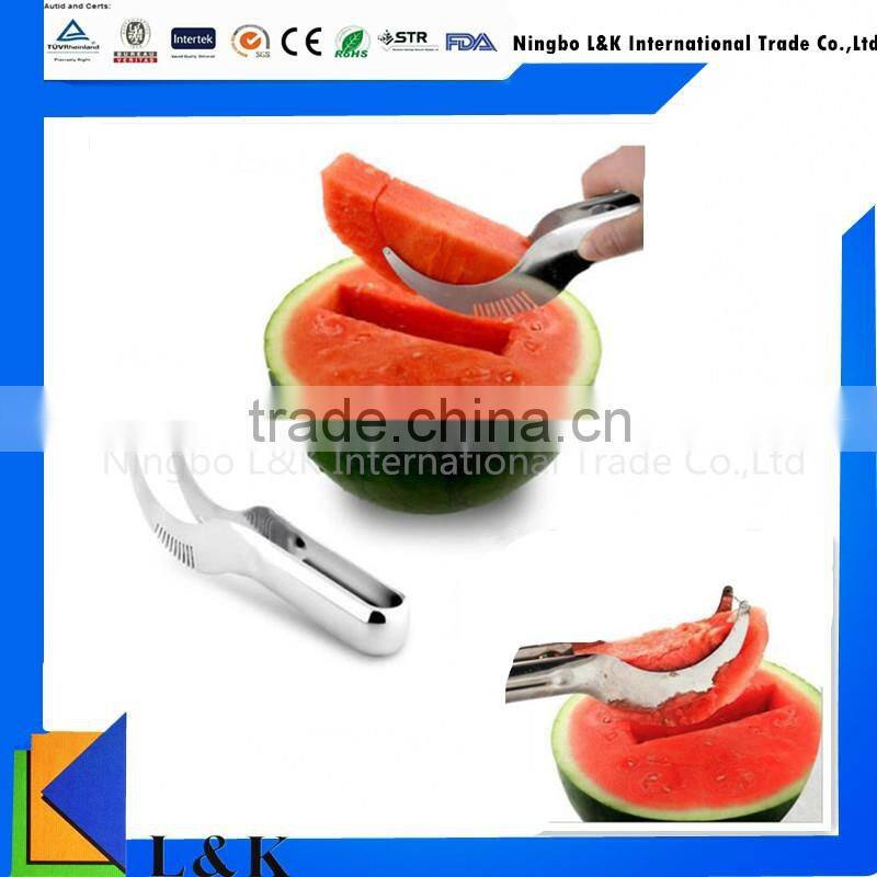 High quality stainless steel watermelon slicer corer, watermelon cutter