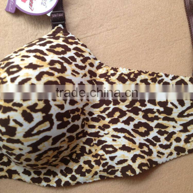 3.85USD 34-38B Cup High Quality Newest Style Hot-Sale Yough Girls Sexy Tiger Push Up Non-trace Bra (gdwx226)
