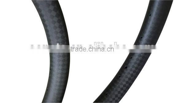 2014 new products 50mm tubuless mtb rim, 29er mountain bicycle carbon rim 12k matte finish, supper light fat bike rim