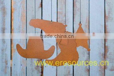Garden Decoration_Metal Outdoor Scenic Chime_Cowboys