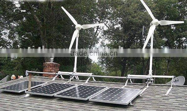 Richuan 5kw wind solar hybrid system street light with hydraulic tower CE Approved