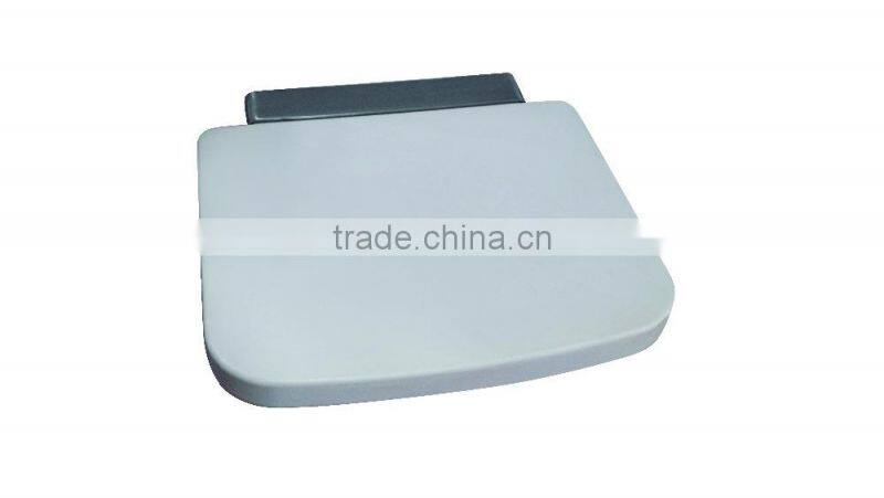 Bathroom wall mounted folding shower seat