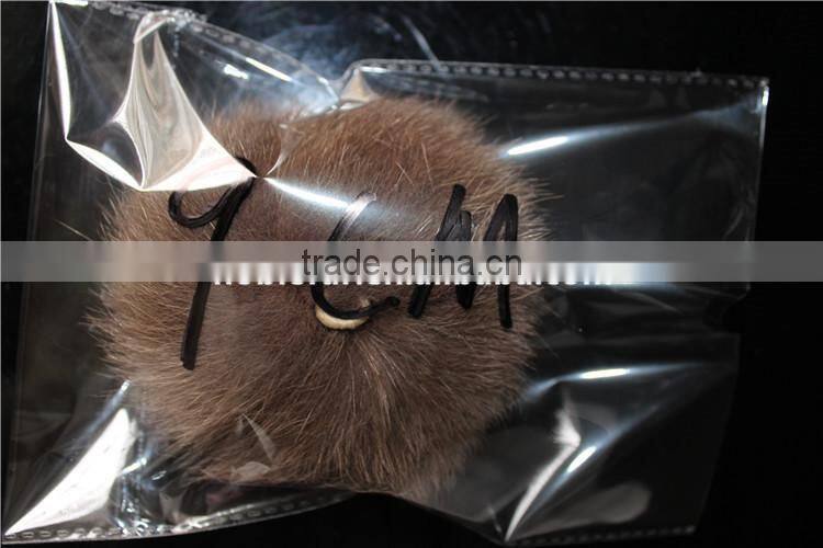 Genuine Real Fox Pom Pom Ball For Winter Women&Kids Accessories Beanie Hat Cap Top Fur Ball Colorful